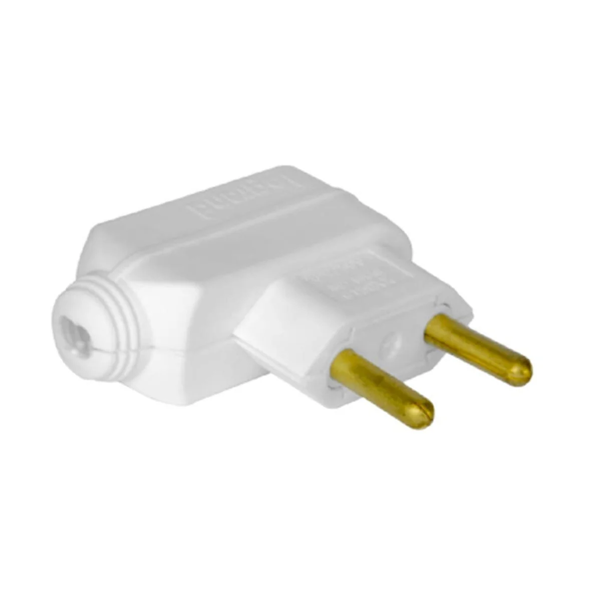 Plug Macho Branco 20A-250V 2P 615931 Pial Legrand - imagem 1