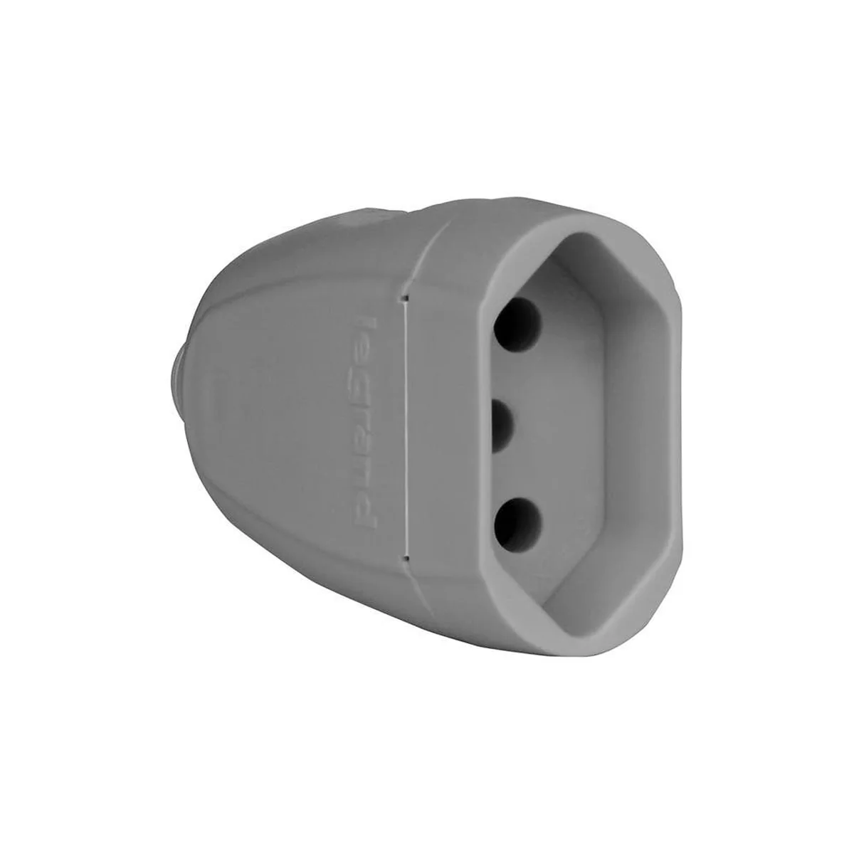 Plug Fêmea Cinza 20A 250V 2P+T 615977 Legrand - imagem 1