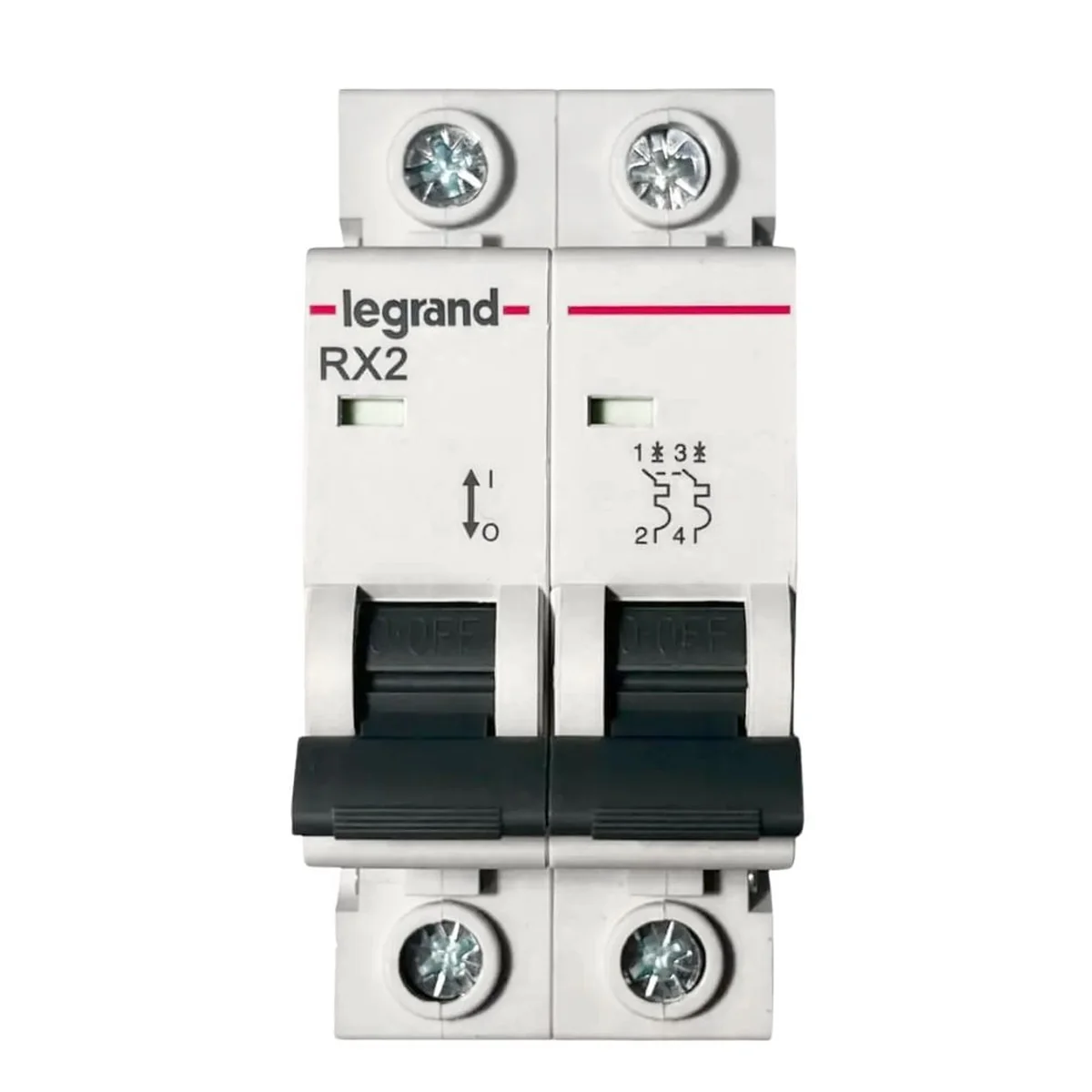 Mini Disjuntor Bipolar 16A Curva C 3KA RX2 Legrand - imagem 1