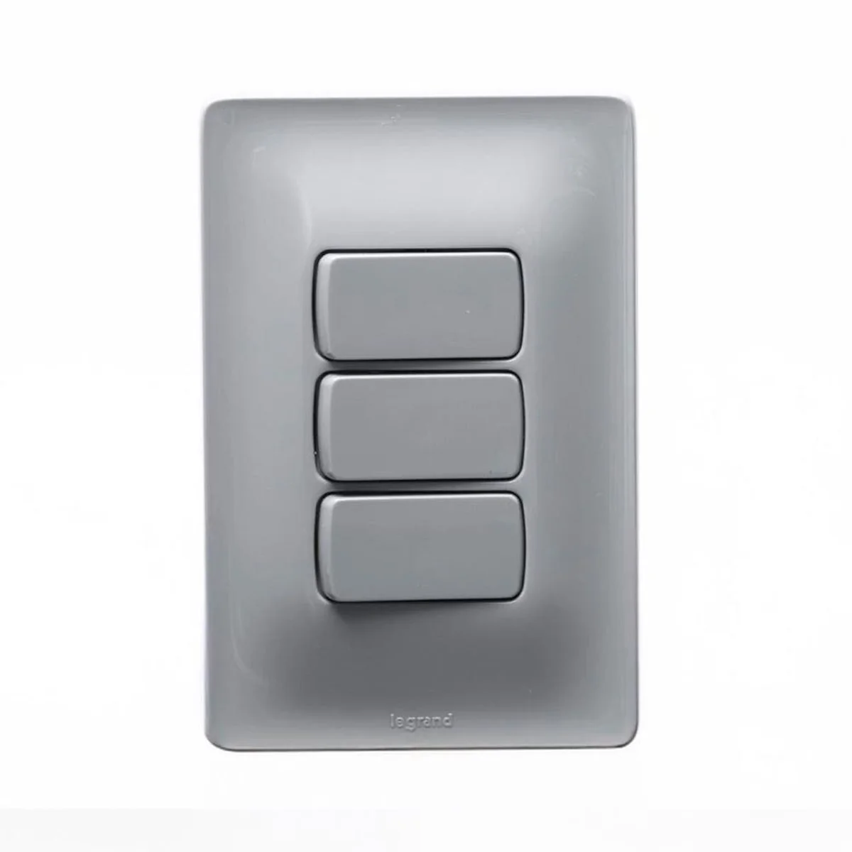 Conj. Interruptor Duplo Simples+Paralelo Zeffia Cinza 680104CZ Legrand - imagem 1