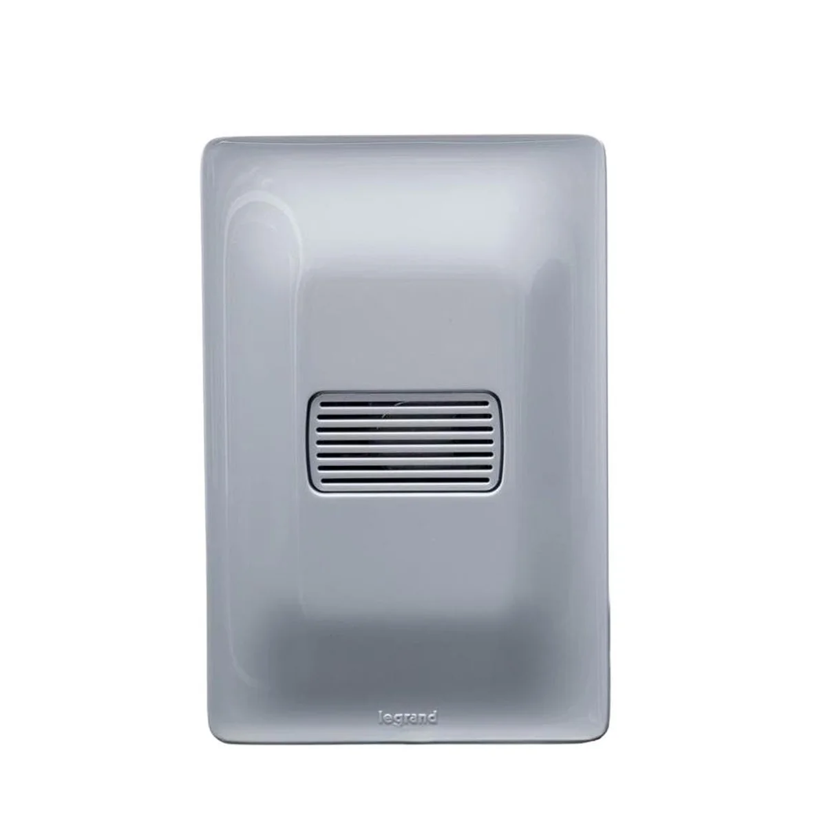 Campainha Cigarra Zeffia Com Placa 127V Cinza 680132CZ Legrand - imagem 1