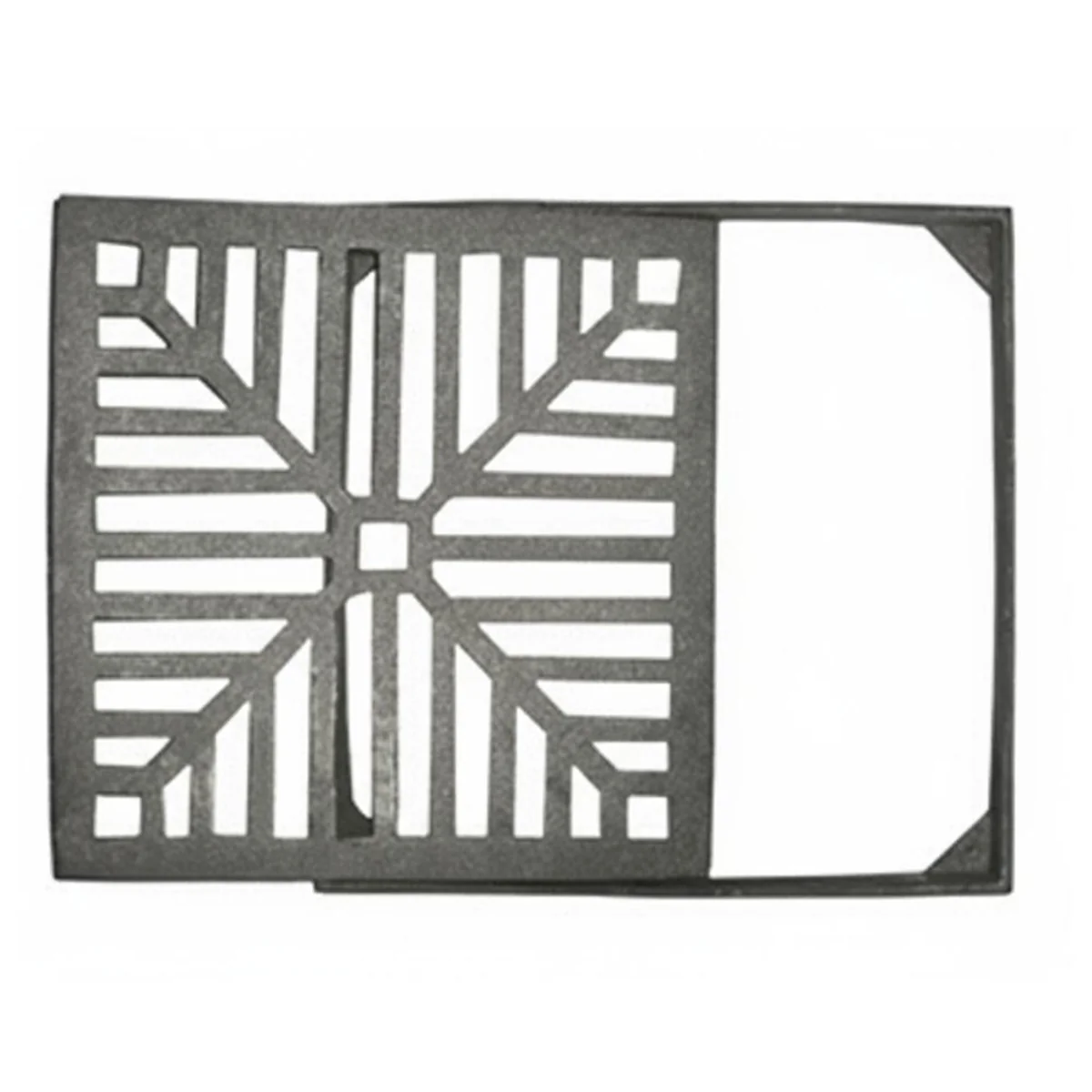 Ralo de Ferro com Caixa para Tráfego Leve 30x30cm Lobofer - imagem 1