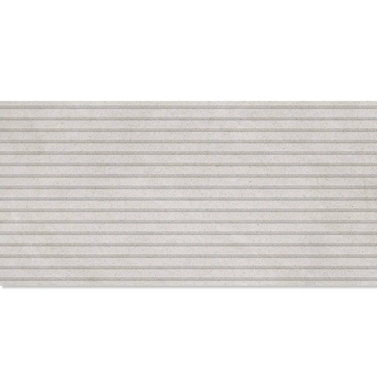 Piso Ripado Limestone Lux Retificado Polido Branco 62x119cm 2,93m2 - imagem 1