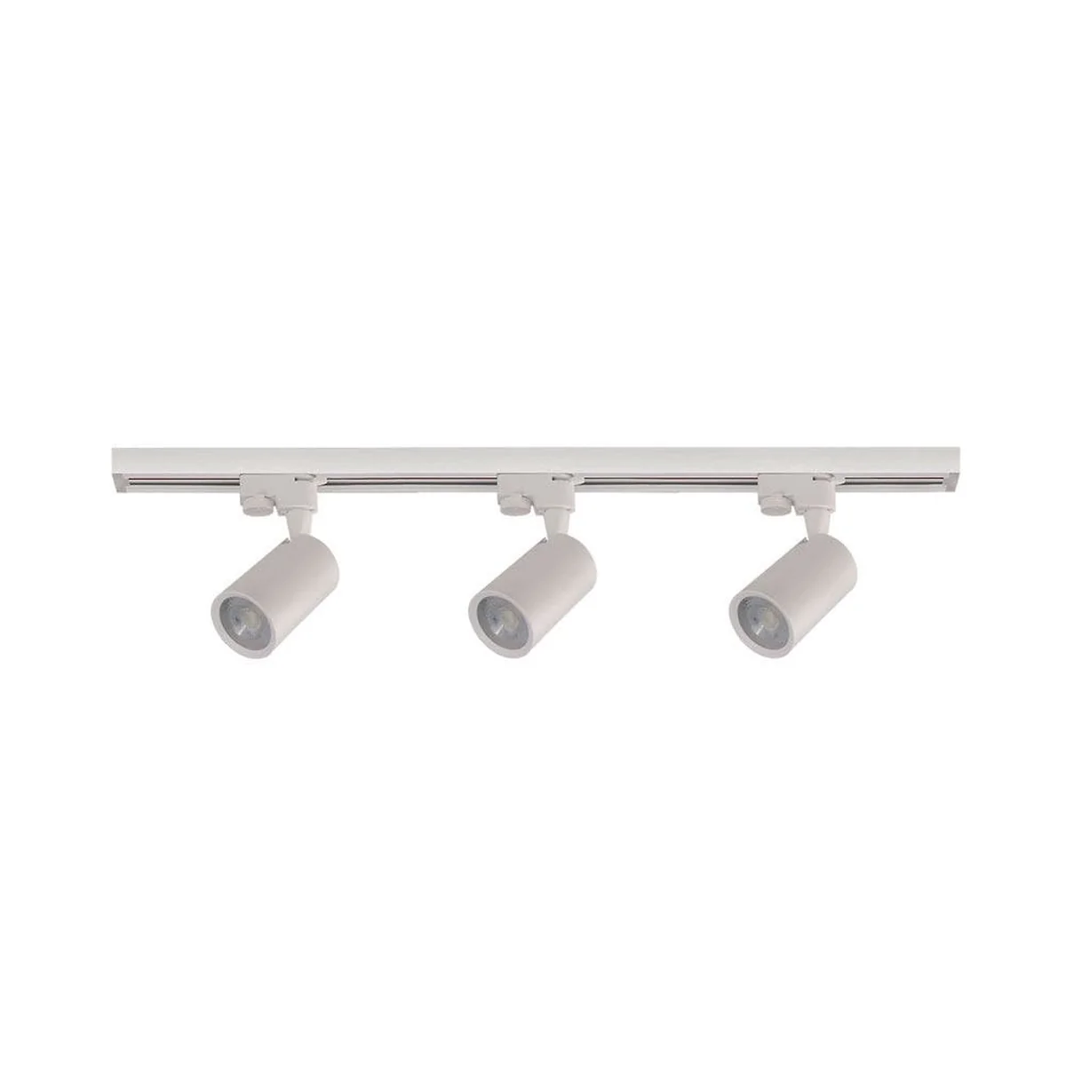 Trilho Eletrificado 3 Spots Branco 5W 3000K Bivolt LM1053 Luminatti - imagem 1