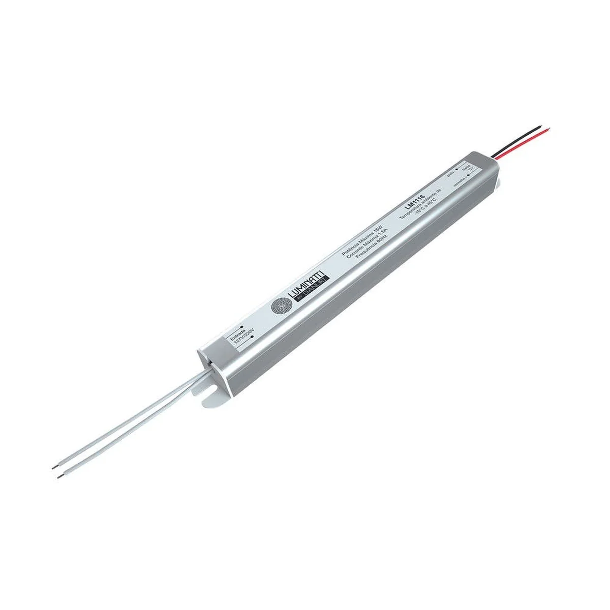 Driver Para Fita LED 48W 24V IP20 Slim LM1362 Luminatti - imagem 1