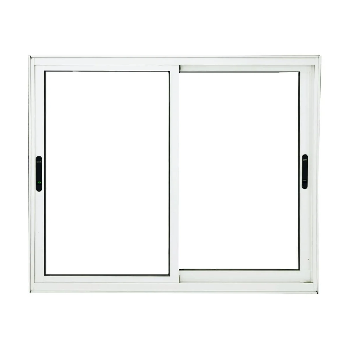 Janela de Correr 2 Folhas sem Grade Alumínio Branco Premium Lux - imagem 1