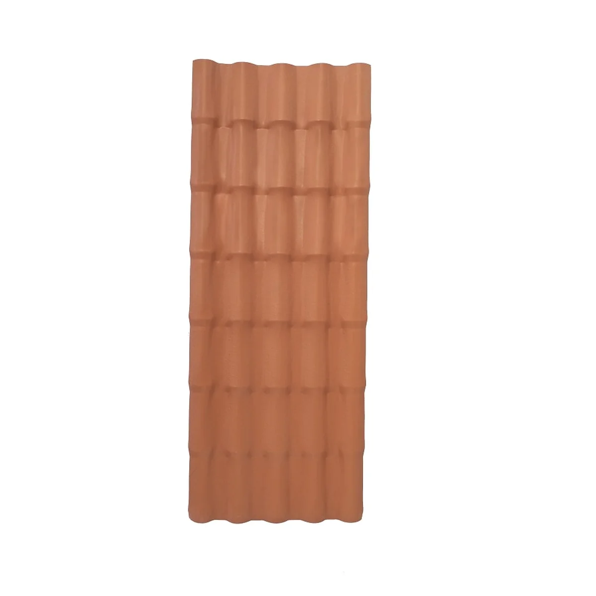 Telha Colonial Light PVC Terracota 2,3x0,86m Lux Telhas - imagem 1