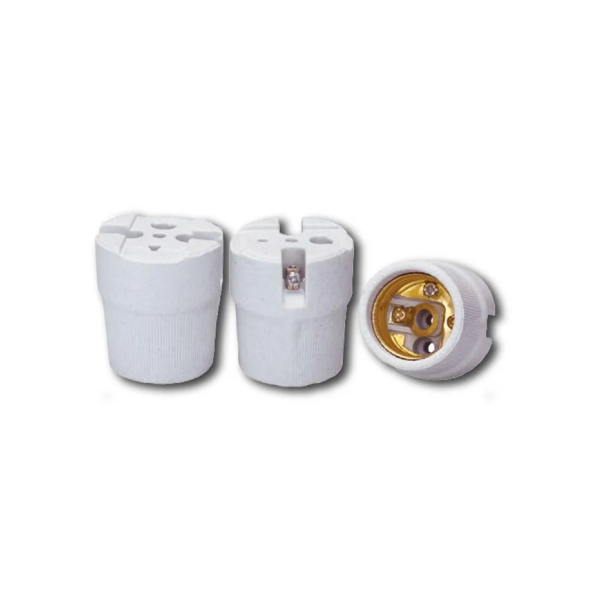 Receptáculo Porcelana Latão E27 017571/MT2213 - imagem 1