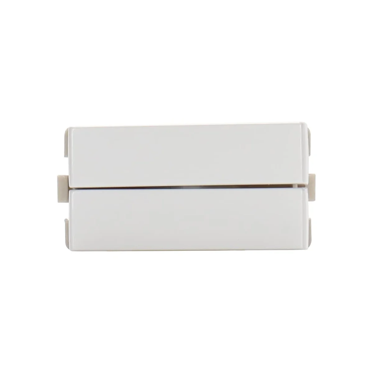Módulo Interruptor Paralelo Duplo 10A/250V Branco Sleek - imagem 1