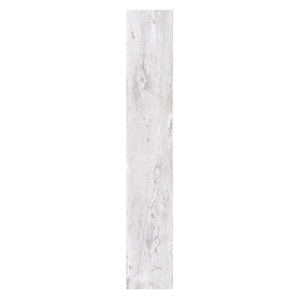 Piso Patine Gris Retificado Acetinado Branco 18x113cm 2,03m2 - imagem 1