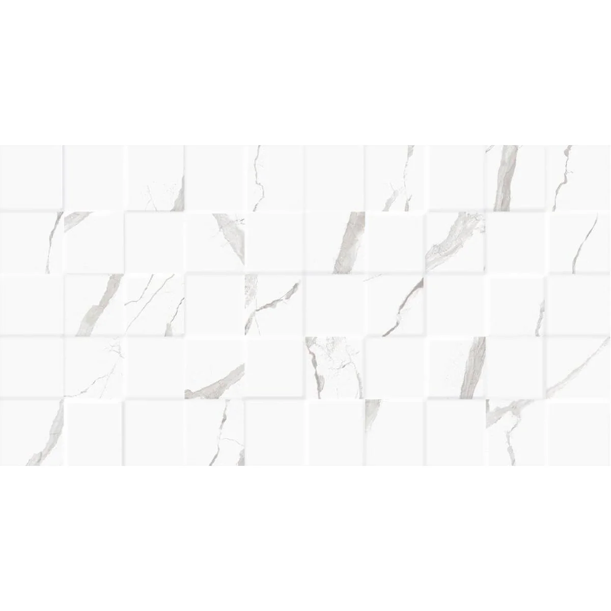 Revestimento Square Montb Retificado Acetinado Branco 39x75cm 2,06m2 - imagem 1