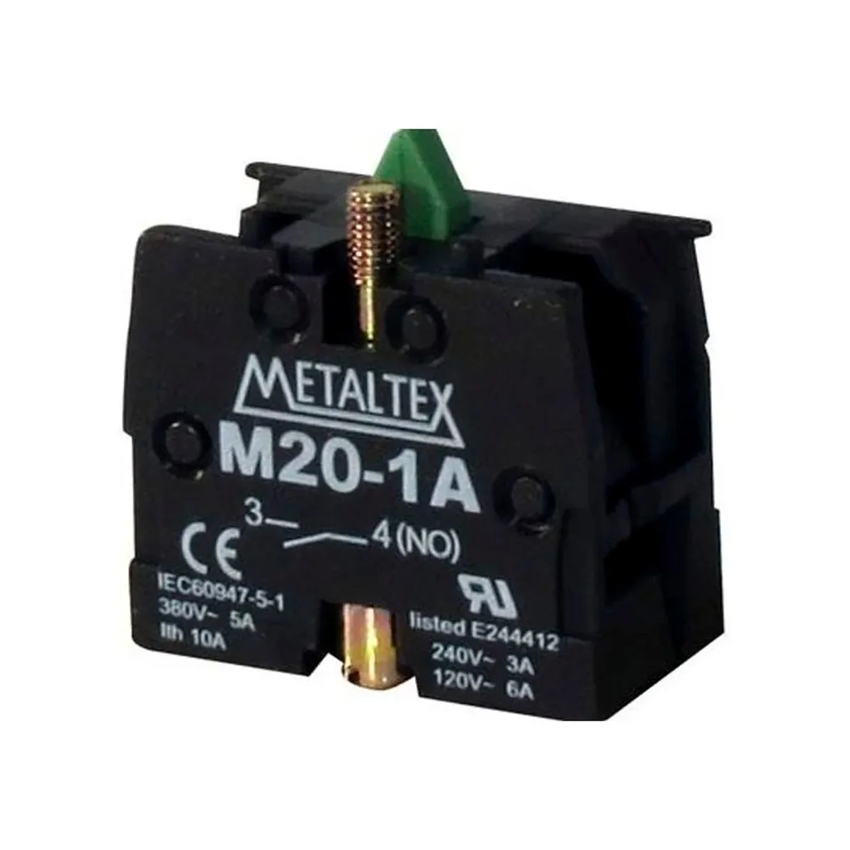 Bloco De Contato 1NA Para Botão M2/P2 M201A Metaltex - imagem 1