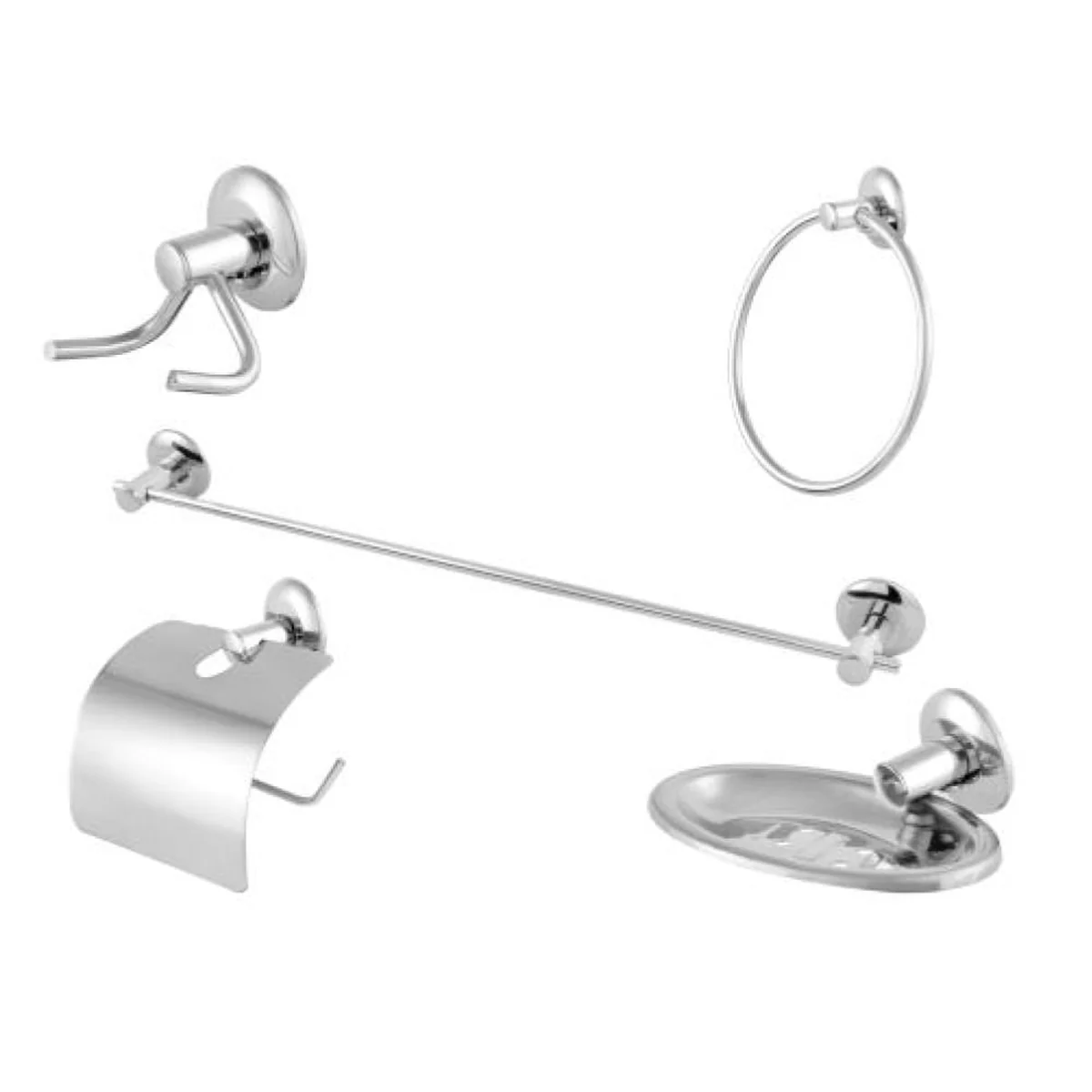 Kit Acessórios para Fixar Metal com 5 peças Basic Metrox - imagem 1