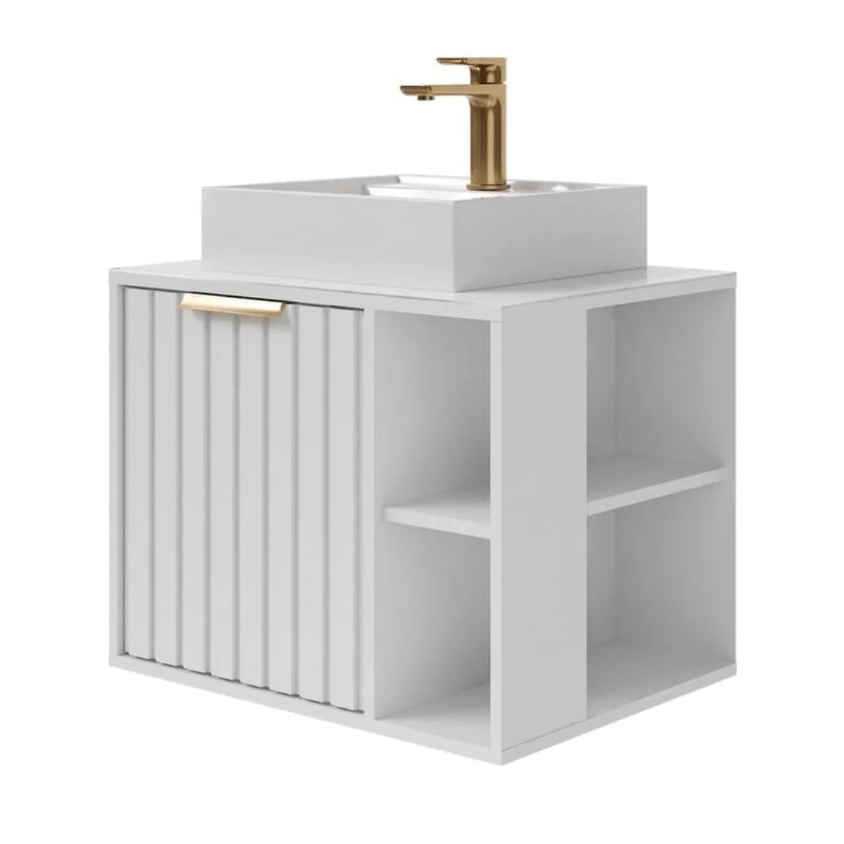 Gabinete para Banheiro Noruega 60,3cm MGM Móveis - imagem 1