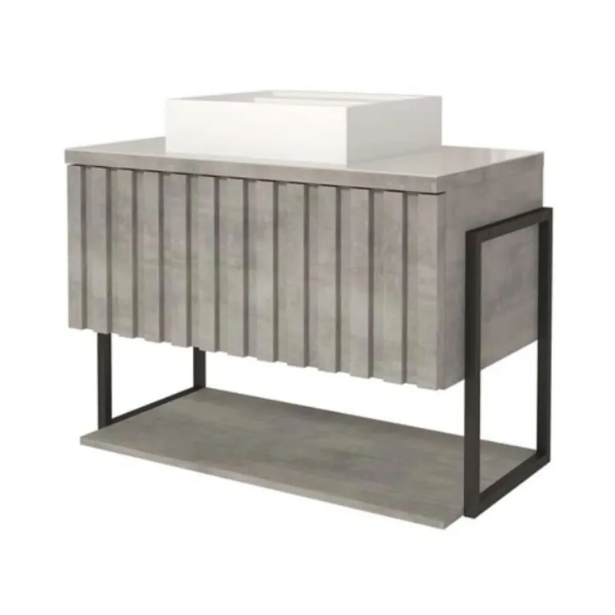 Gabinete para Banheiro Frise Metalon 85 cm MGM Móveis - imagem 1
