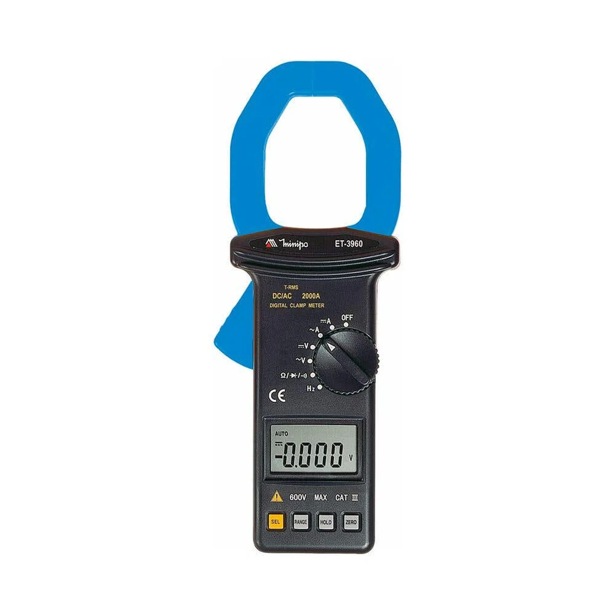 Alicate Amperímetro True ET-3960 750Vca/1000Vcc 2000A/CAT III - imagem 1