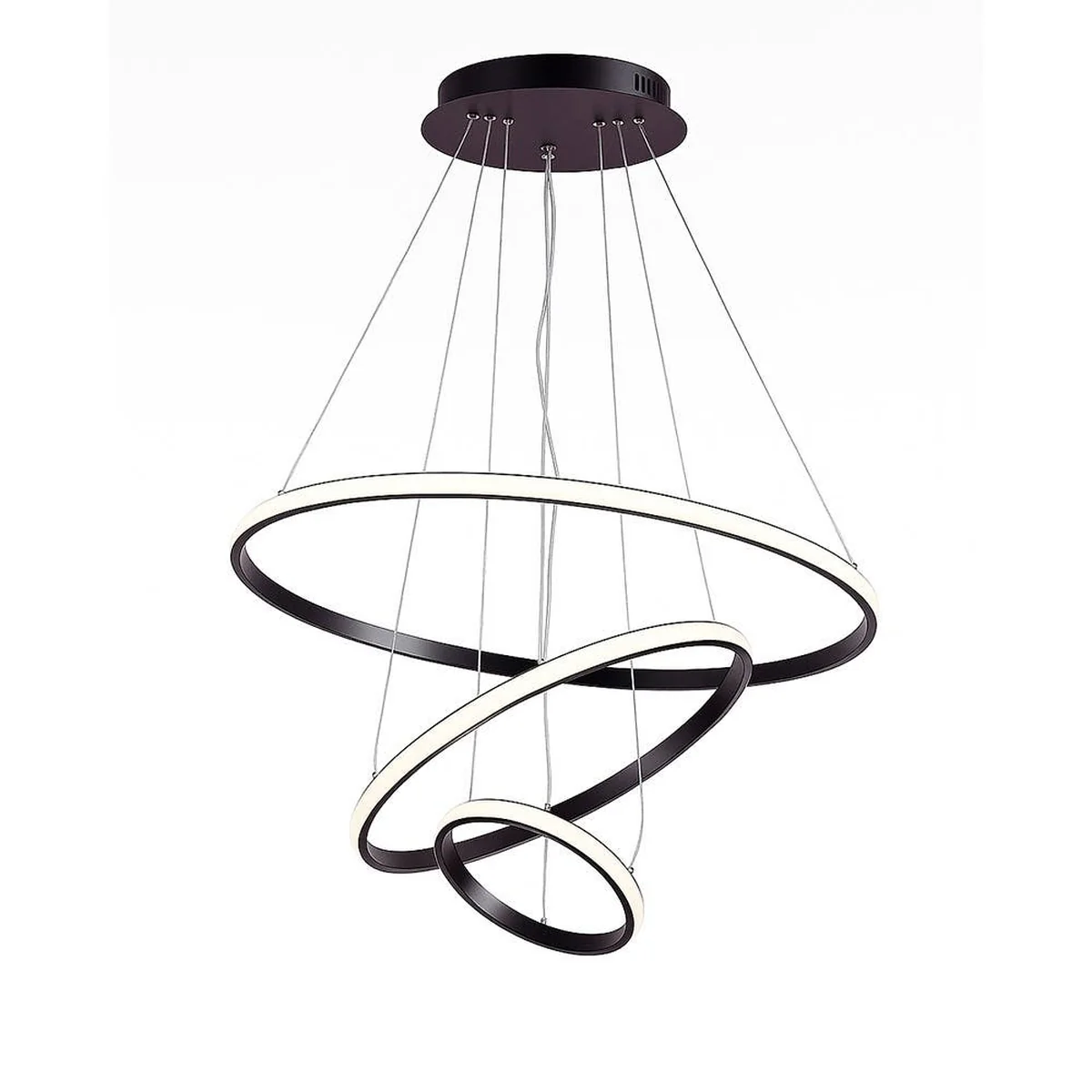 Pendente Preto 3000/4000/6500K 20/40/60cm 58W 4060lm LP403P Nitrolux - imagem 1
