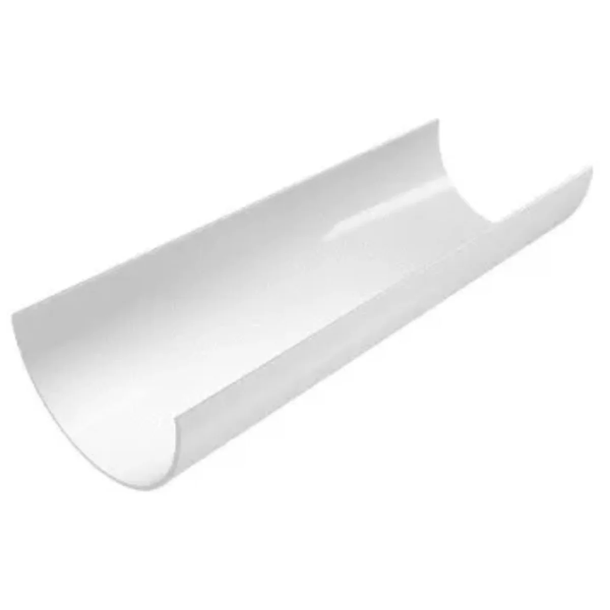 Calha PVC Classic Branco 12cm 3m Odem - imagem 1
