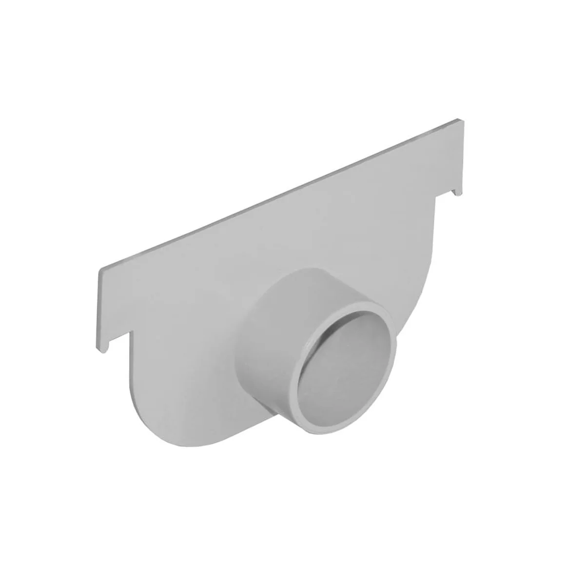 Cabeceira Baixo com Descarga Polipropileno Cinza 13x5cm Odem - imagem 1