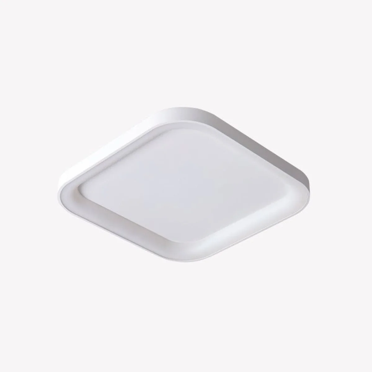 Plafon Sobrepor Square LED 24W 3000K Luz Amarela 38cm Bivolt Opus Led - imagem 1