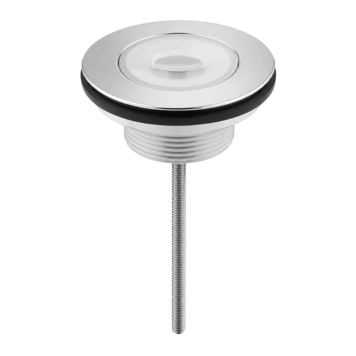 Válvula Lavatório Inox 2.1/2 Tampa Plástica Pádova - imagem 1