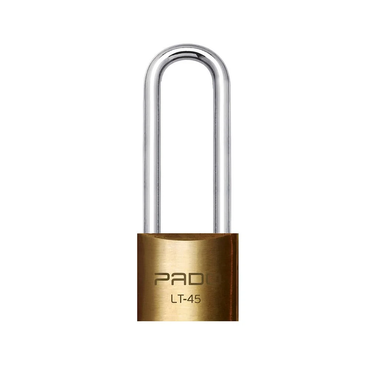 Cadeado 45mm Latão Maciço Haste Longa CR45/70 Papaiz - imagem 1