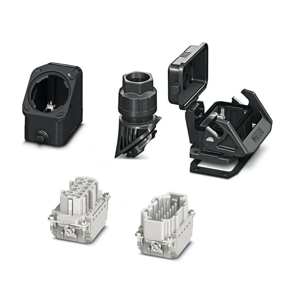 Kit Conector HC-EVO-B10PT-BWSC-HL-M25-PLRBK Phoenix Contact - imagem 1
