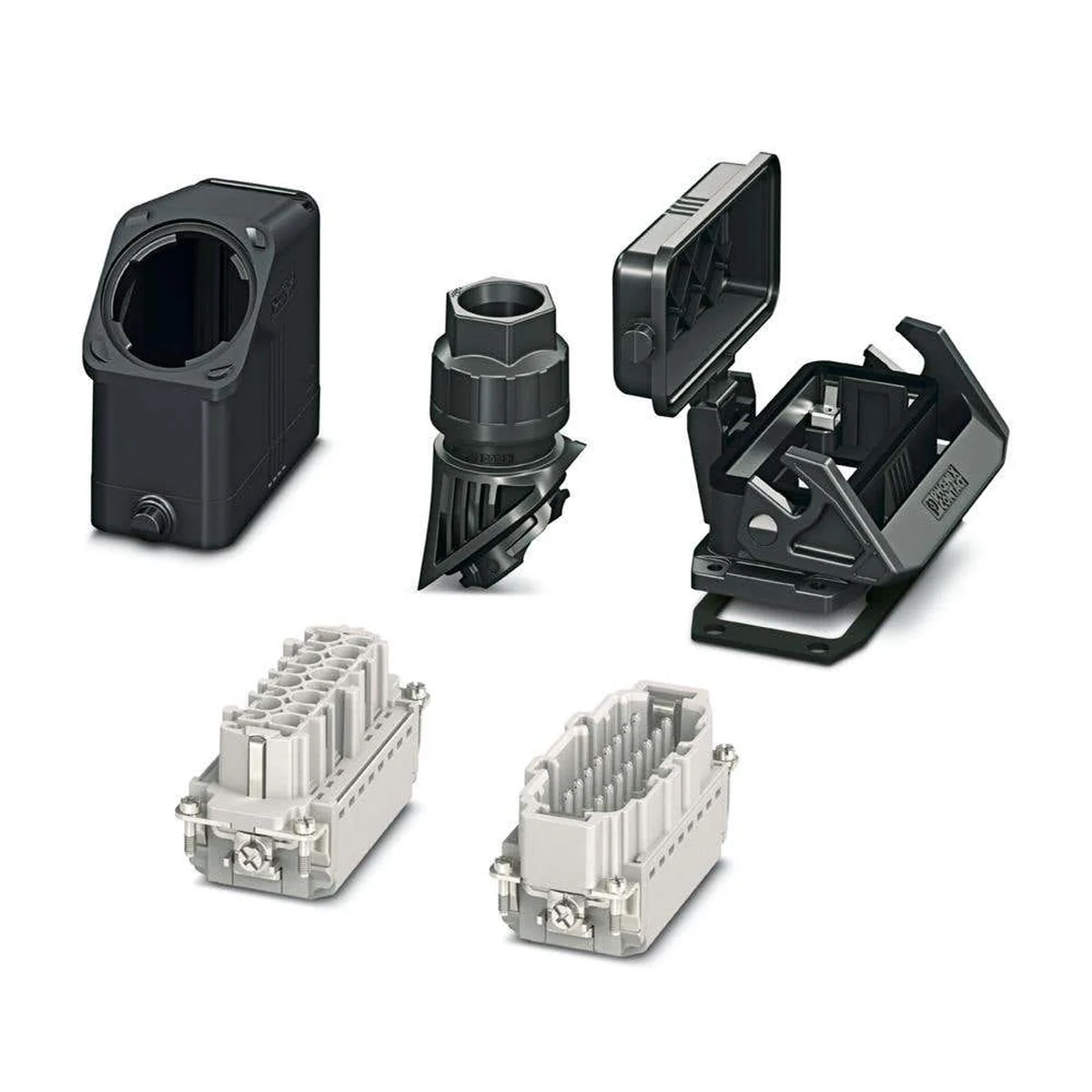 Kit Conector HC-EVO-B16PT-BWSC-HH-M25-PLRBK Phoenix Contact - imagem 1