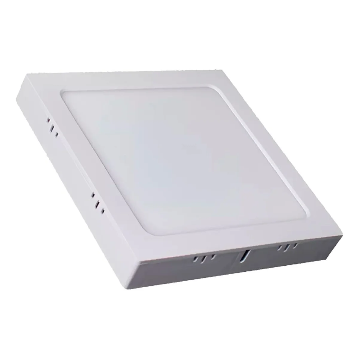 Plafon Sobrepor LED Qua.Branco 24W 6500K Luz Branca 28cm Bivolt Pila - imagem 1