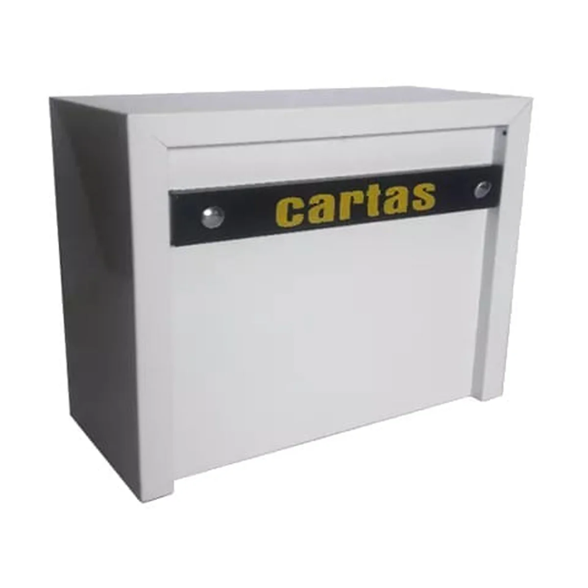 Caixa de Correio Chapa Gradil 9,5x22x22cm Alumínio Pintsilk - imagem 1