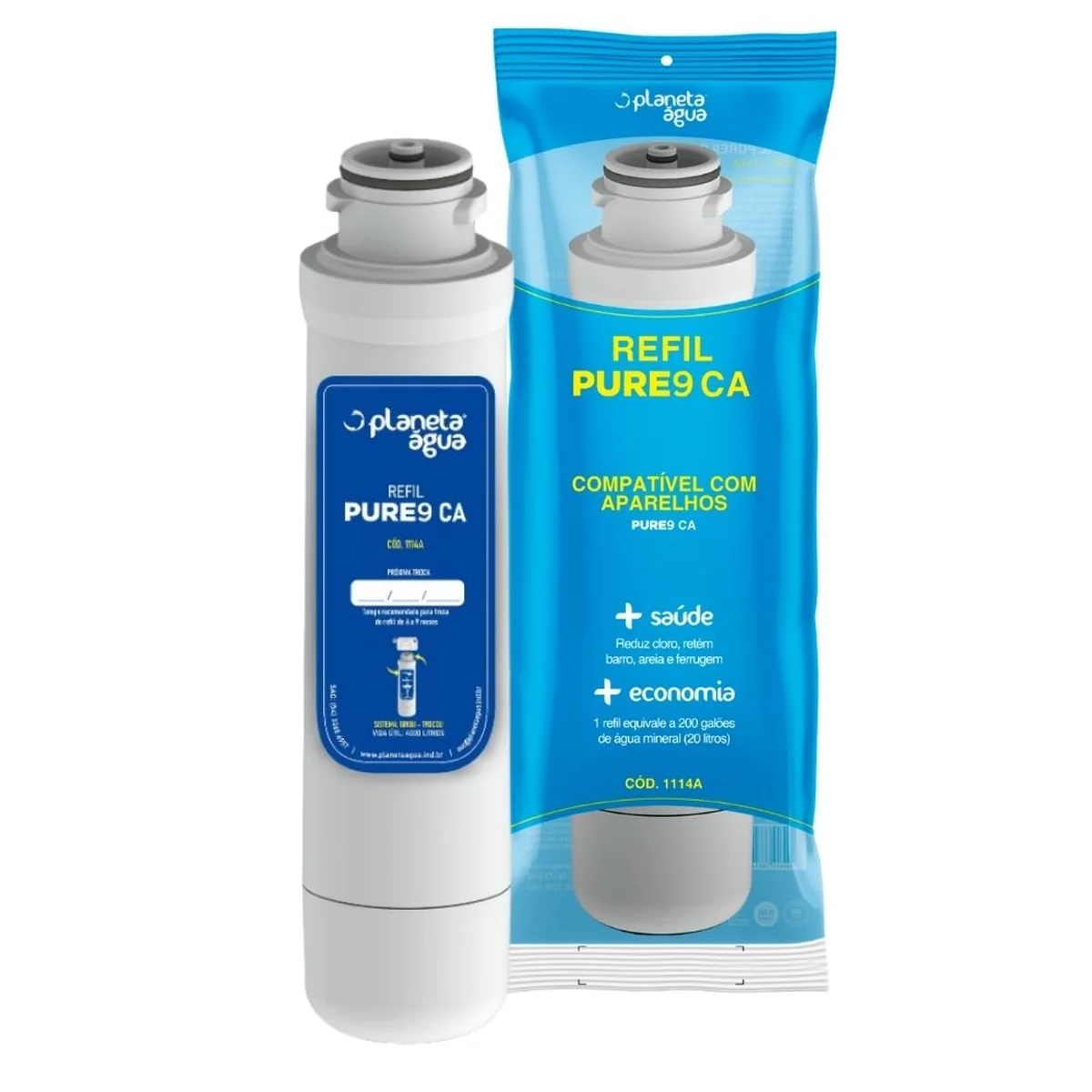Refil para Filtro de Entrada Pure9 Planeta Água - imagem 1