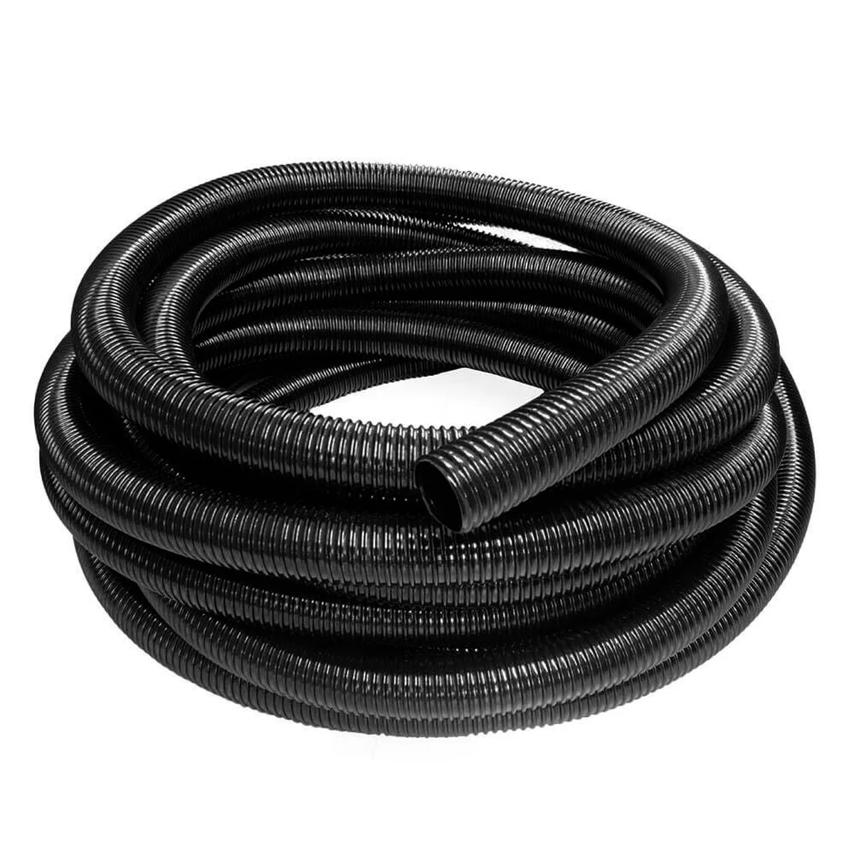 Duto Flexível Corrugado 3" Preto 50 Metros Com Guia Plastibras - imagem 1