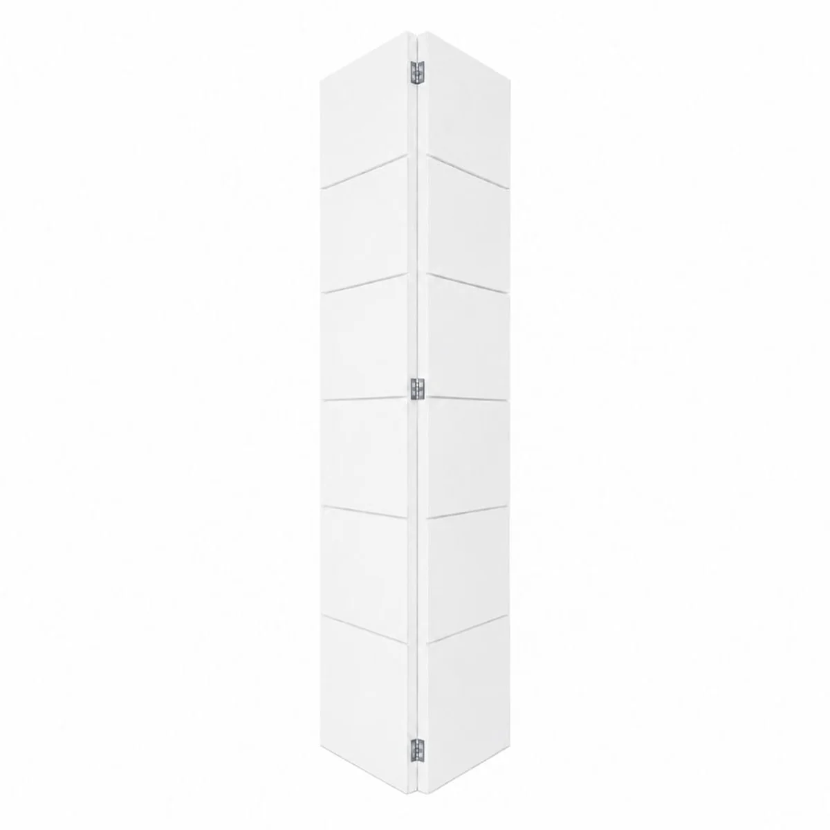 Porta Camarão Frisada Primer Branco c/ Ferragem 210x80cm - imagem 1