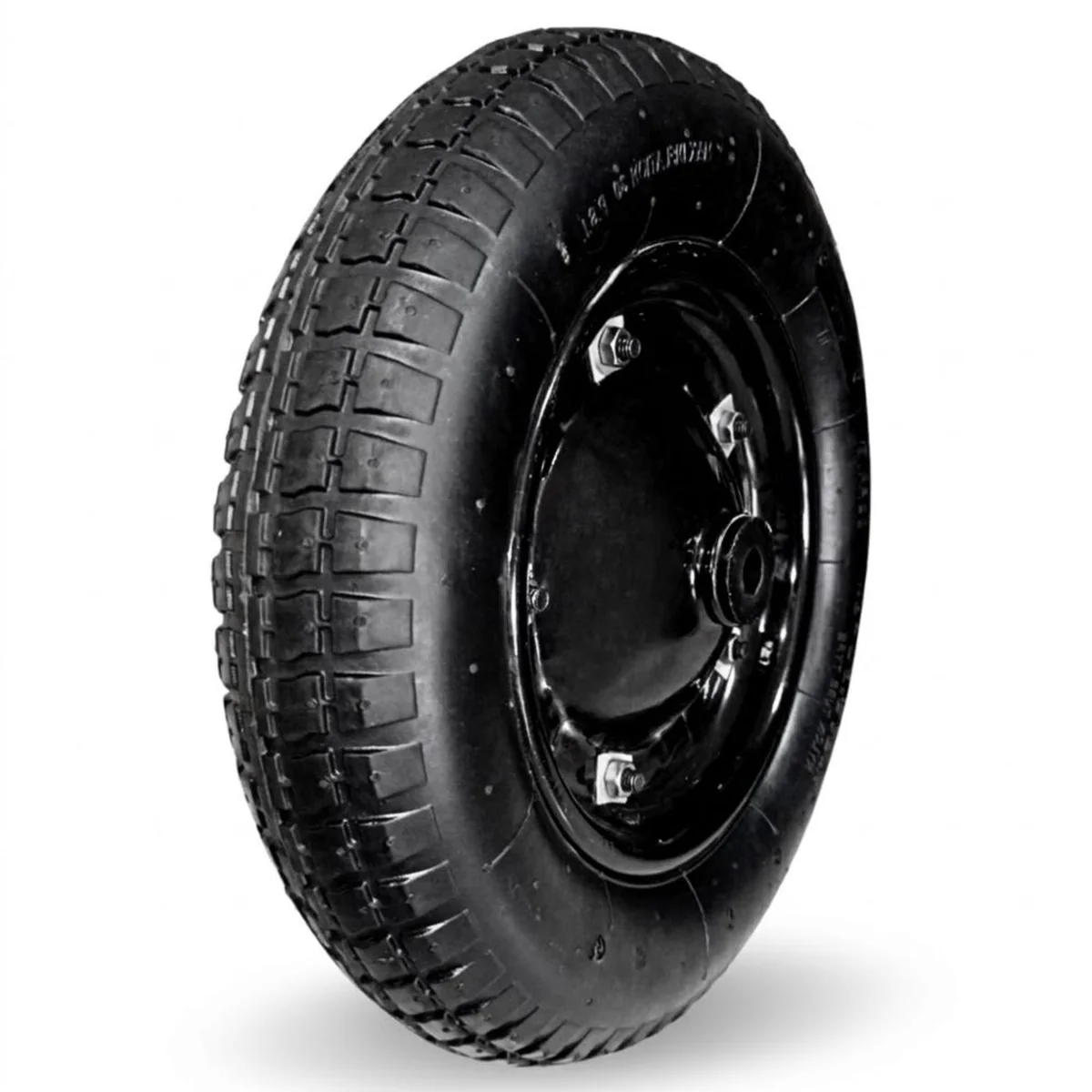 Roda Pneumática 3,25x8 Ato em Metal Abs 5/8" - imagem 1