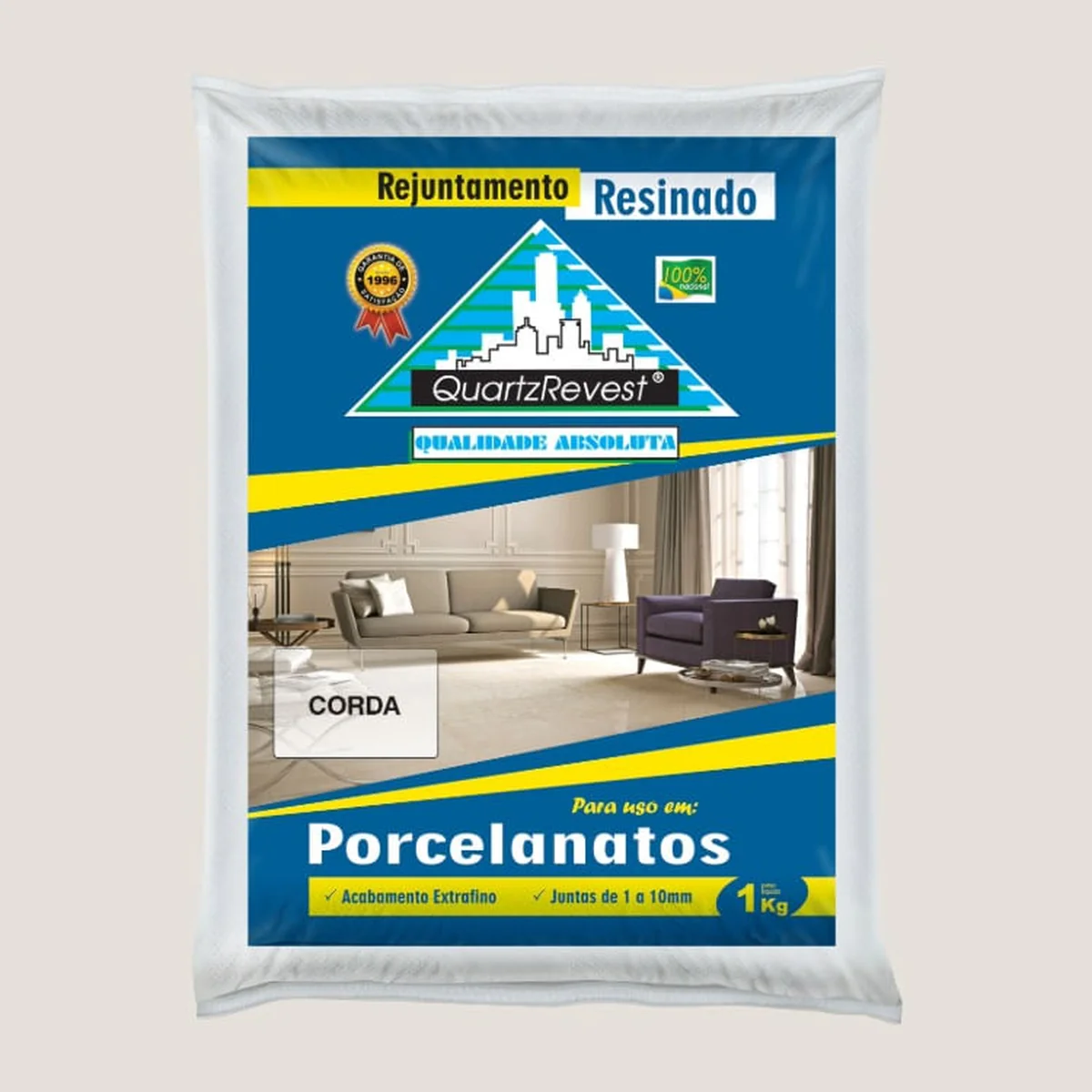 Rejunte Resinado 1kg Quartz Revest - imagem 1