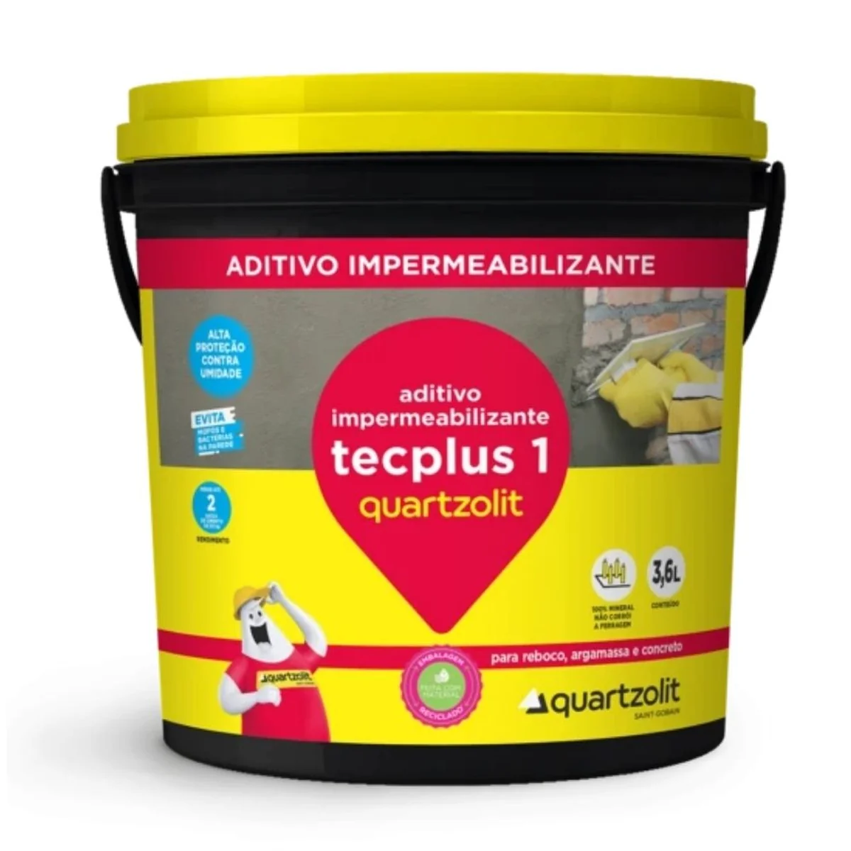Aditivo Impermeabilizante Tec Plus Quartzolit - imagem 1