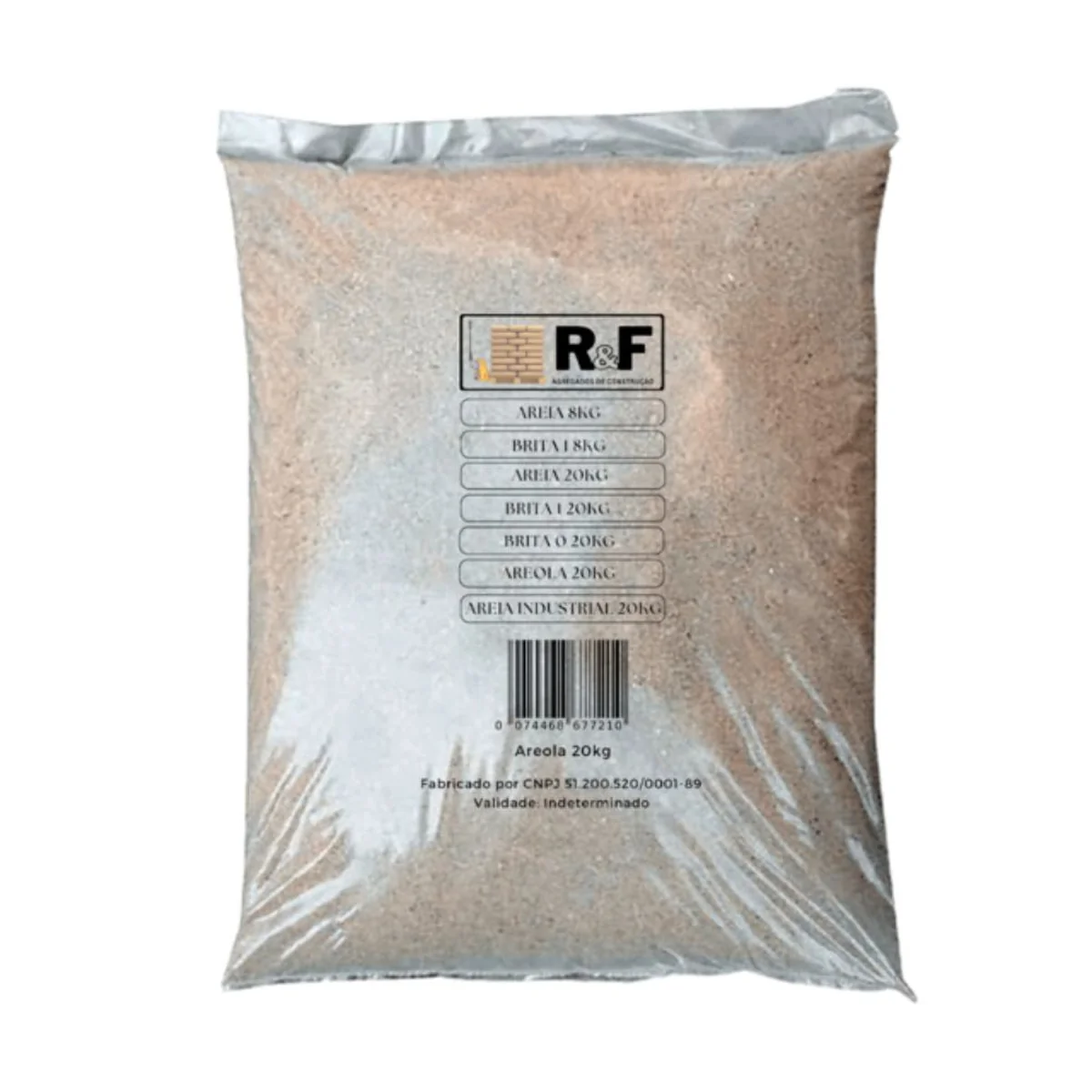 Areia Fina Areola 20Kg R&F - imagem 1