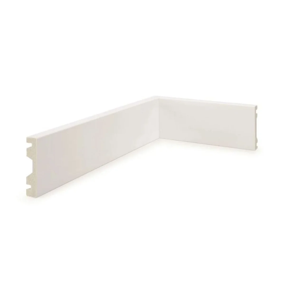 Guarnição Poliestireno Liso Branco 07x150x240cm - imagem 1