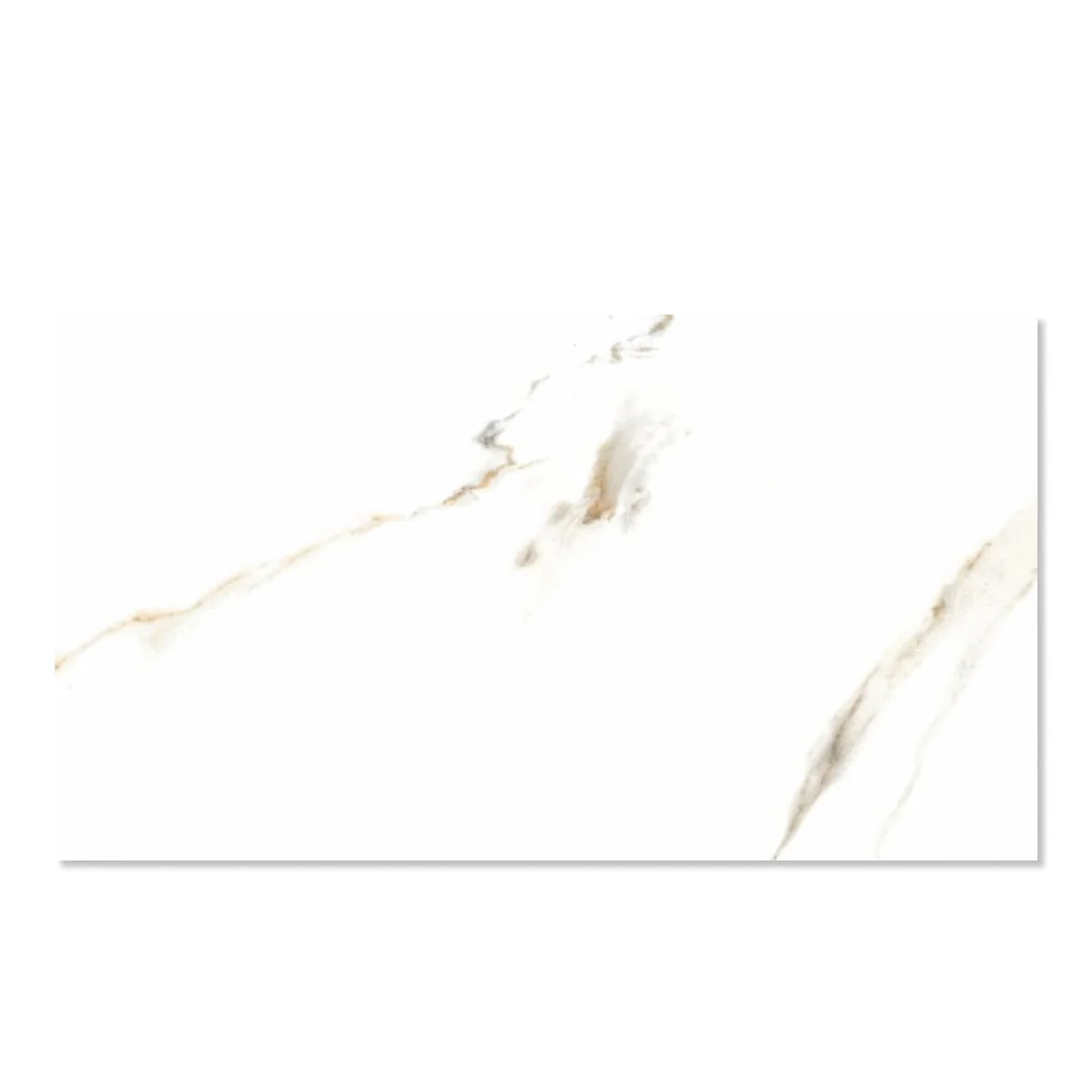 Porcelanato Carrara Gold Retificado Branco 45x91cm 2,45m2 - imagem 1