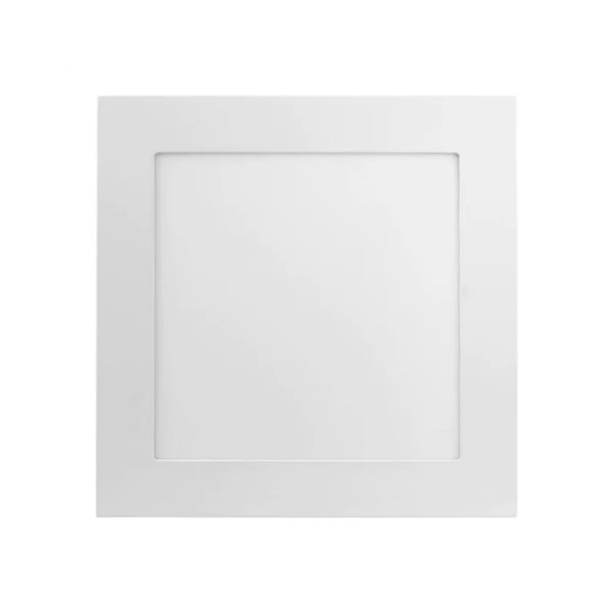 Plafon Embutir LED Branco Quadrado Sem Abas 20W 3000K 20cm Save Energy - imagem 1