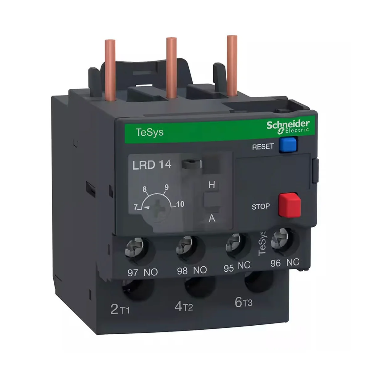Relé Bimetálico 7-10A Para LC1D09-D38 LRD14 Schneider - imagem 1