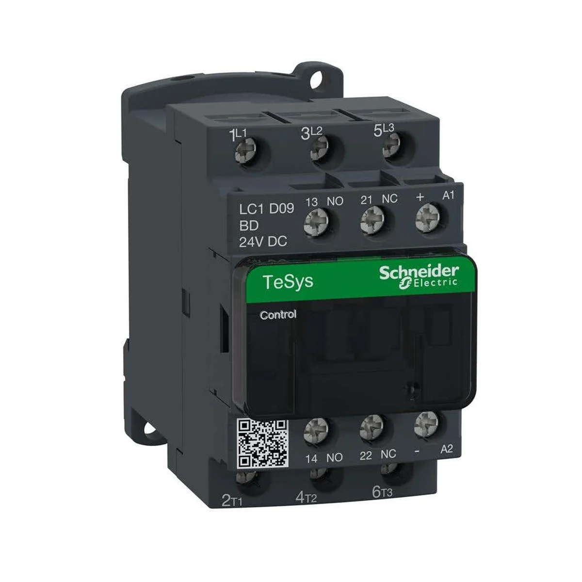 Contator 9A 1NA1NF 24Vcc LC1D09BD Schneider - imagem 1