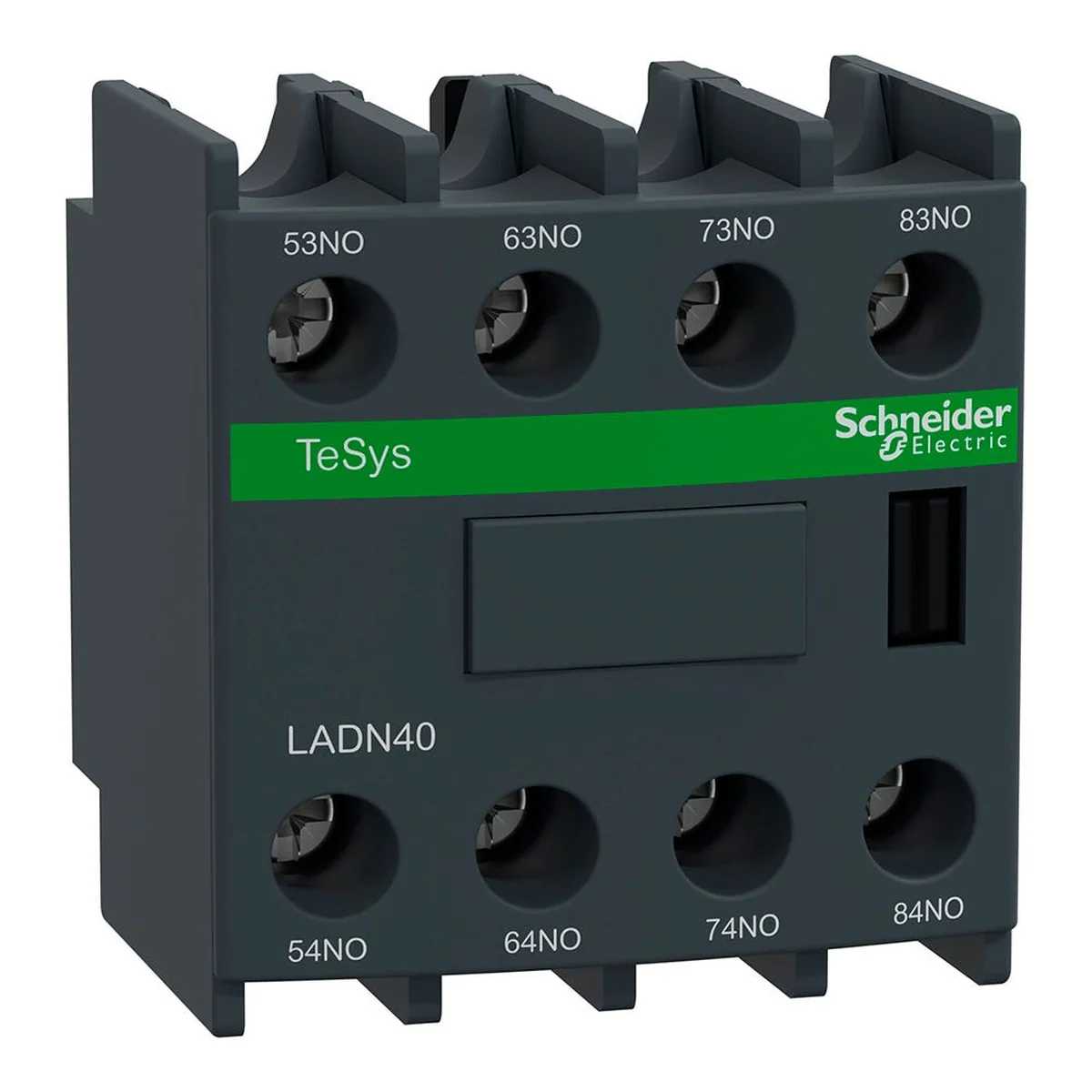 Bloco Contato Auxiliar Frontal 4NA Para LC1D-LC1F LADN40 Schneider - imagem 1