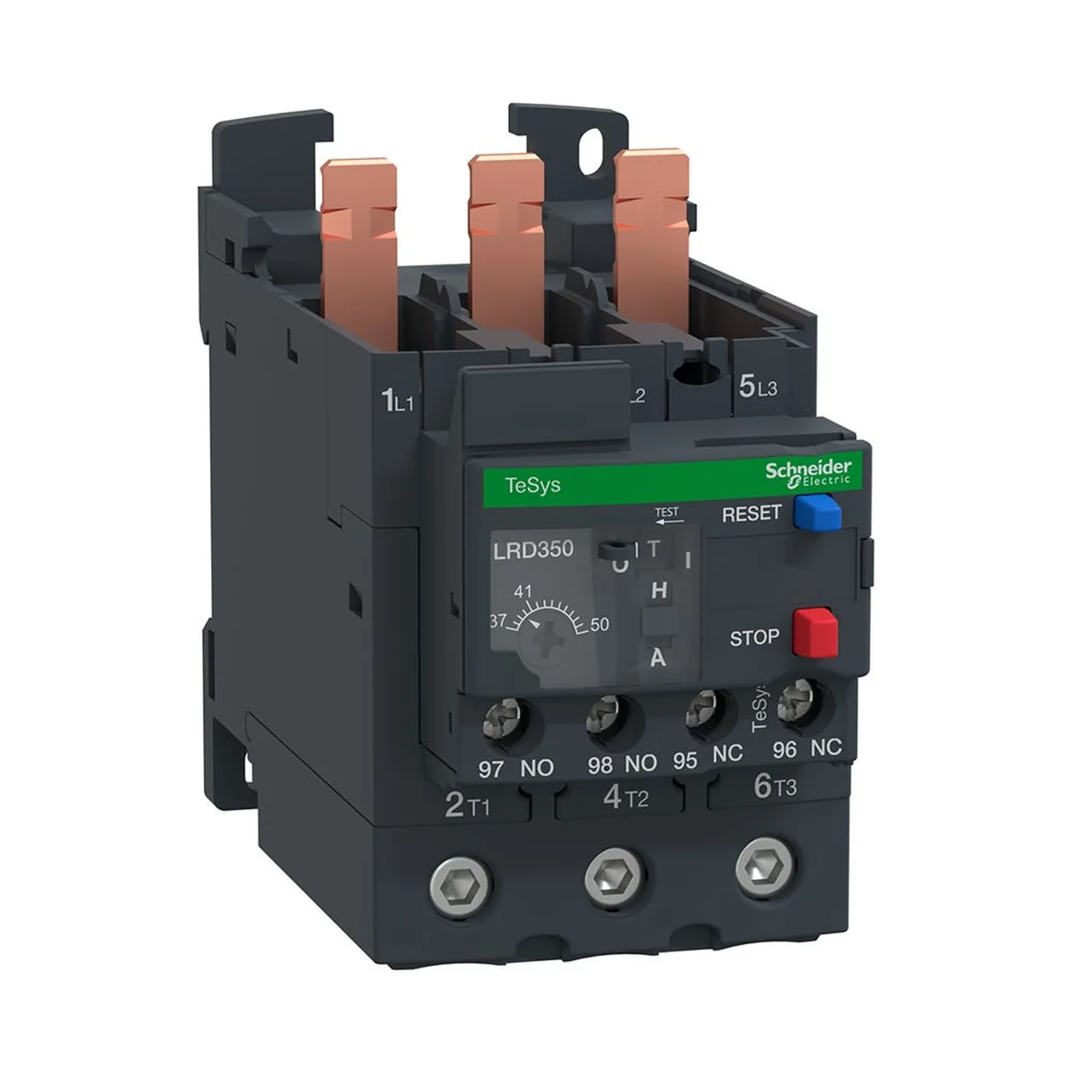 Relé Bimetálico 37-50A Para LC1D40-D65 LRD350 Schneider - imagem 1