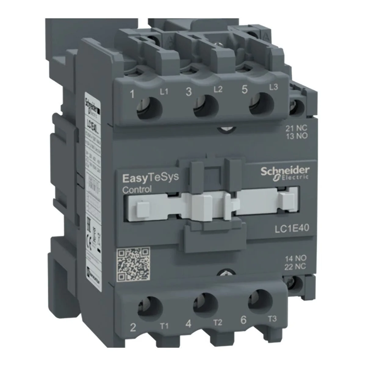 Contator De Potência Tripolar 50A 1NA1NF 24VCA LC1E50B7 Schneider - imagem 1