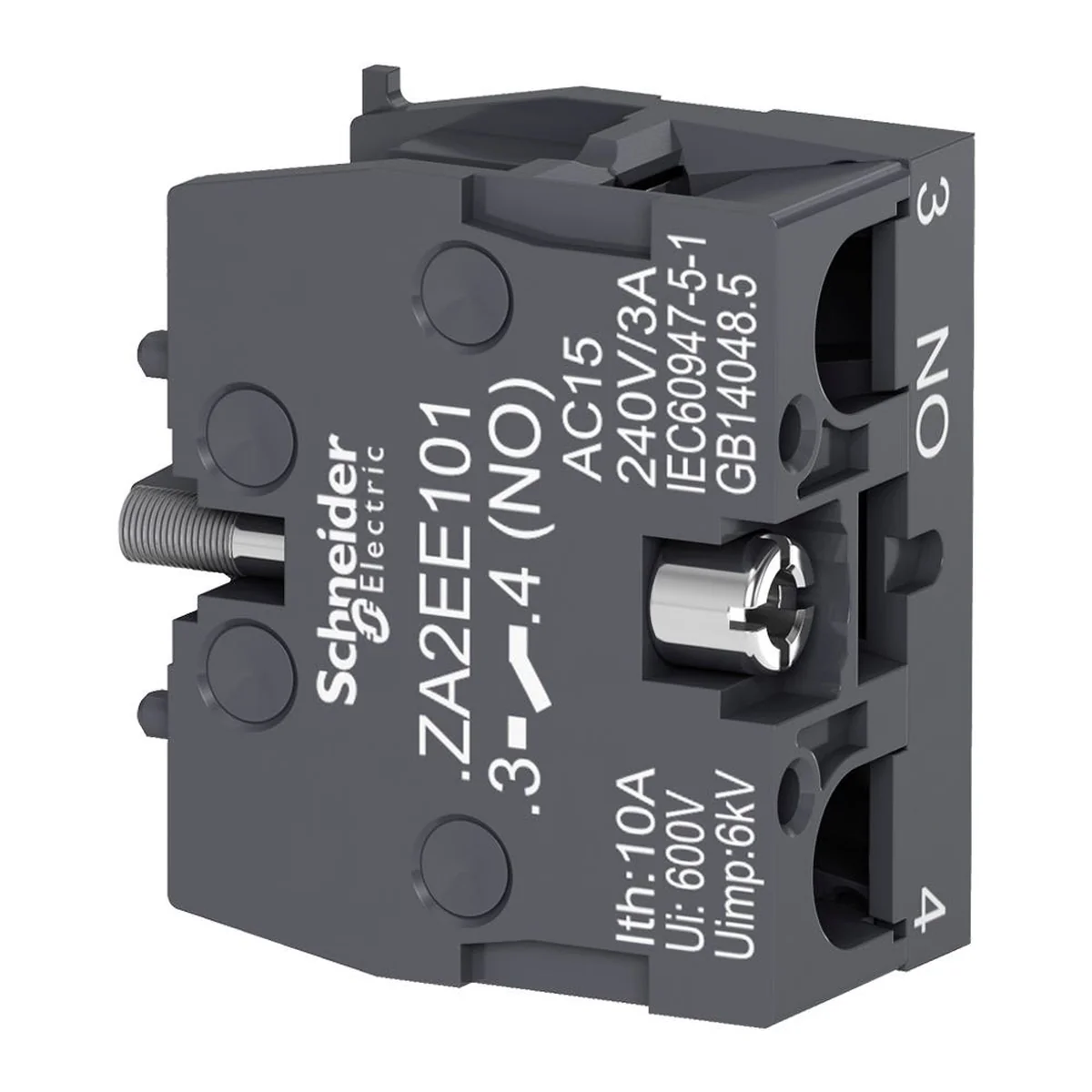 Bloco De Contato Auxiliar Para Botão XA2E 1NA ZA2E101 Schneider - imagem 1