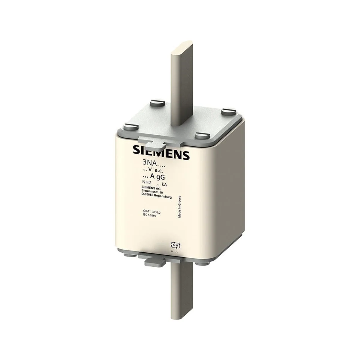 Fusível NH Retardado 630A 500V 120kA 3 3NA3372 Siemens - imagem 1
