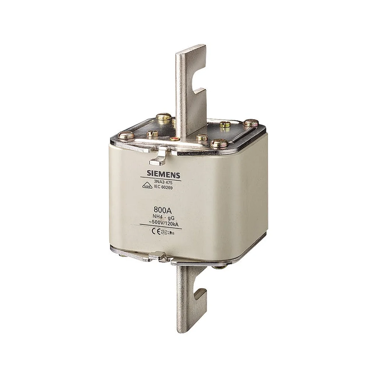 Fusível NH Retardado 1250A 500V 120kA 4 3NA3482 Siemens - imagem 1
