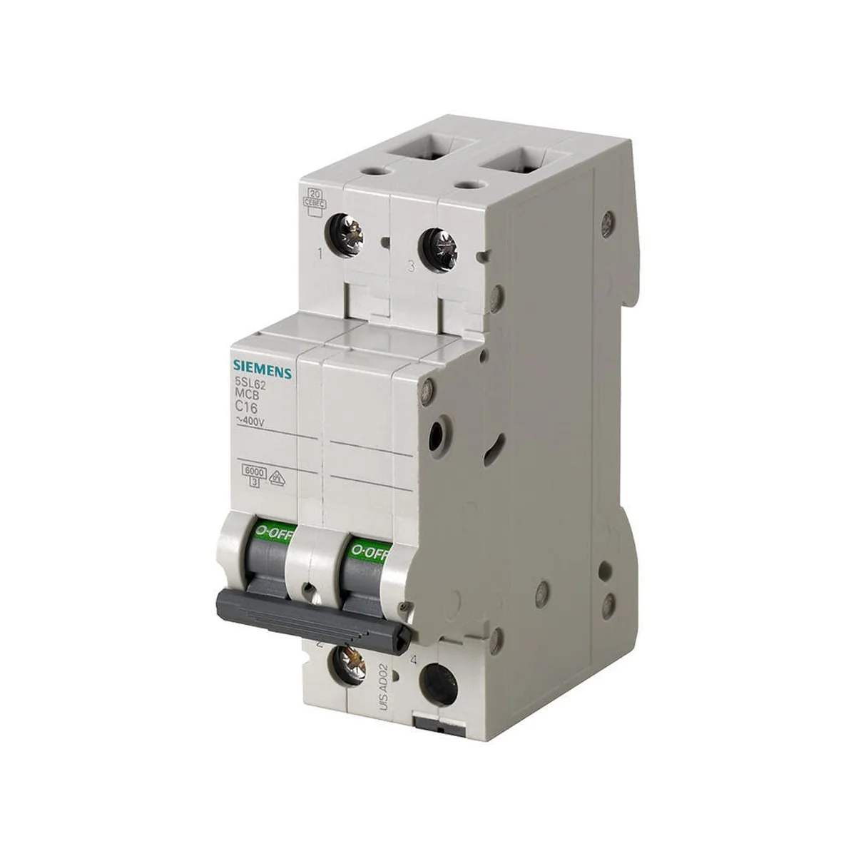 Disjuntor Bifásico 32A Curva C 6kA 220V 5SL62327MB Siemens - imagem 1