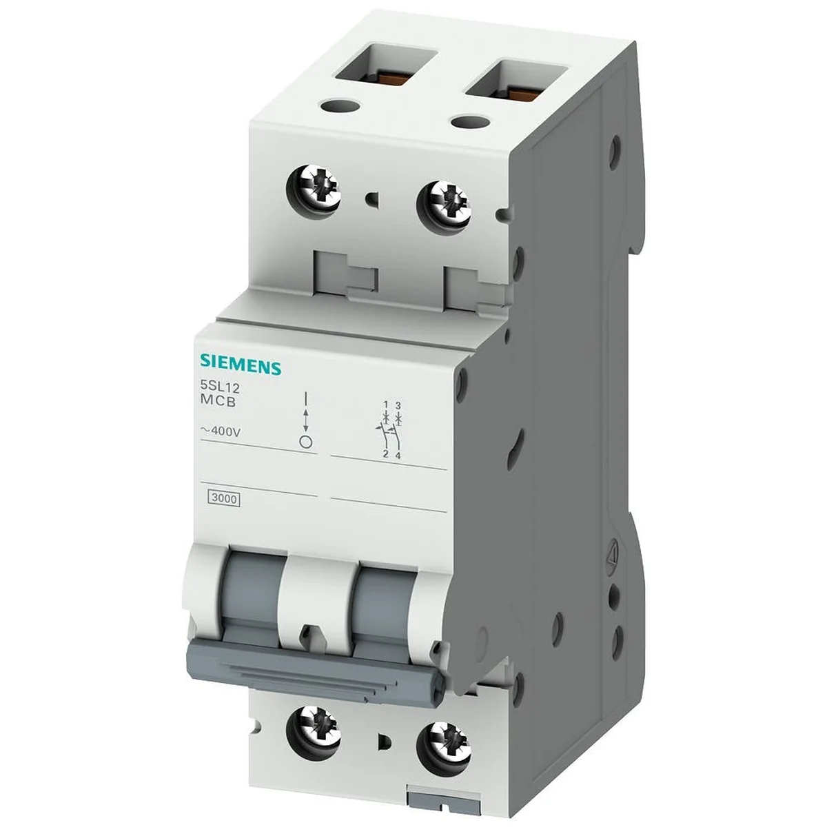 Disjuntor Bifásico 6A Curva C 5kA 220V 5SL12067MB Siemens - imagem 1